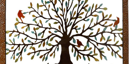 Large Tree Metal Wall Art 102x152cm
