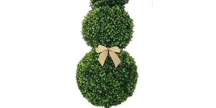 Set 2 Artificial Bunny Shaped Topiary Tree 100cm
