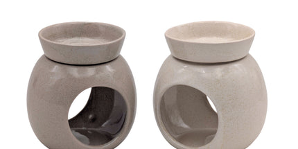 bulk 24 Ceramic Round Oil Burner 2 Asst 12cm
