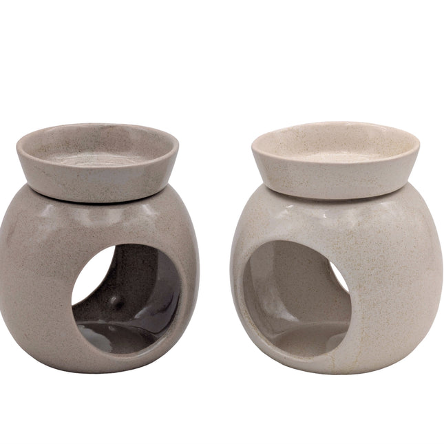bulk 24 Ceramic Round Oil Burner 2 Asst 12cm