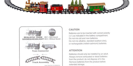 NNEOBA Christmas Village Train Set