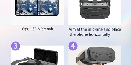 3D Vr Glasses With Smart Goggles For Smartphones