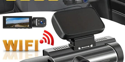 1080P WiFi Dual Lens Dash Cam Front Rear Car DVR