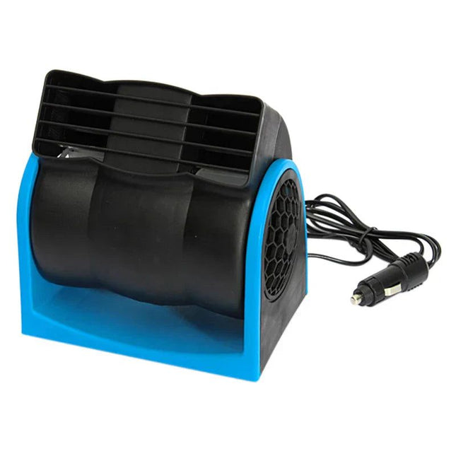 12V Adjustable Car Air Fan Dual Blue