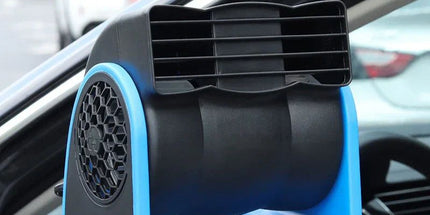 12V Adjustable Car Air Fan Dual Blue