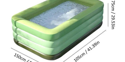 Inflatable Swimming Pool For Kids (150X105Cm)