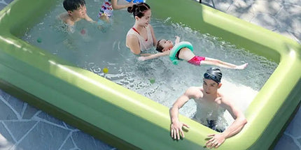 Inflatable Swimming Pool For Kids (150X105Cm)