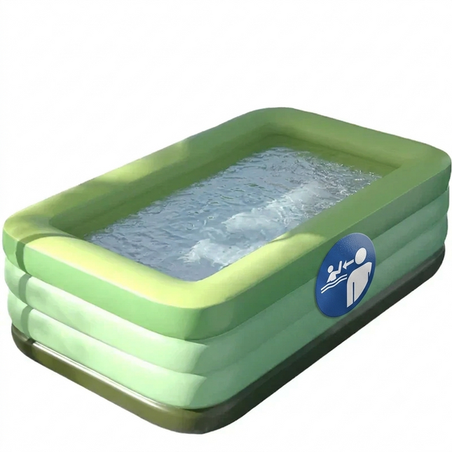 Inflatable Swimming Pool For Kids (150X105Cm)