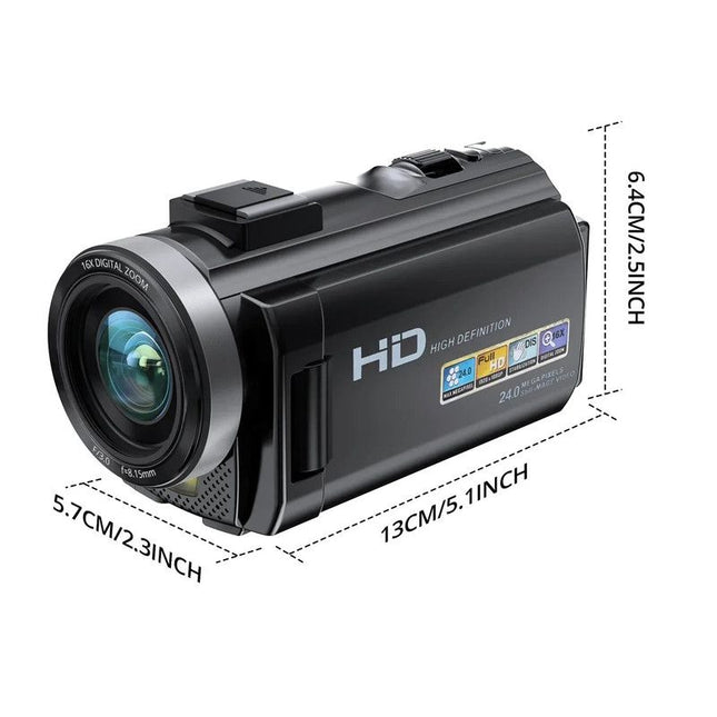 Digital HD Camera with Rotating Screen