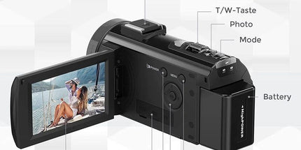 Digital HD Camera with Rotating Screen