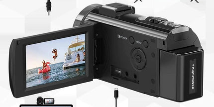 Digital HD Camera with Rotating Screen