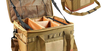 30L Camping Organizer  Storage Bag Khaki