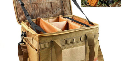 30L Camping Organizer  Storage Bag Khaki