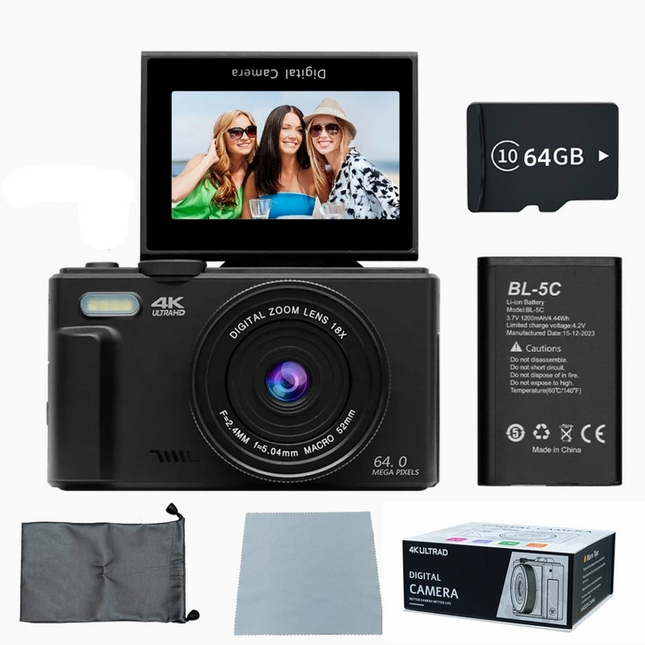 4K Digital Camera for Photography