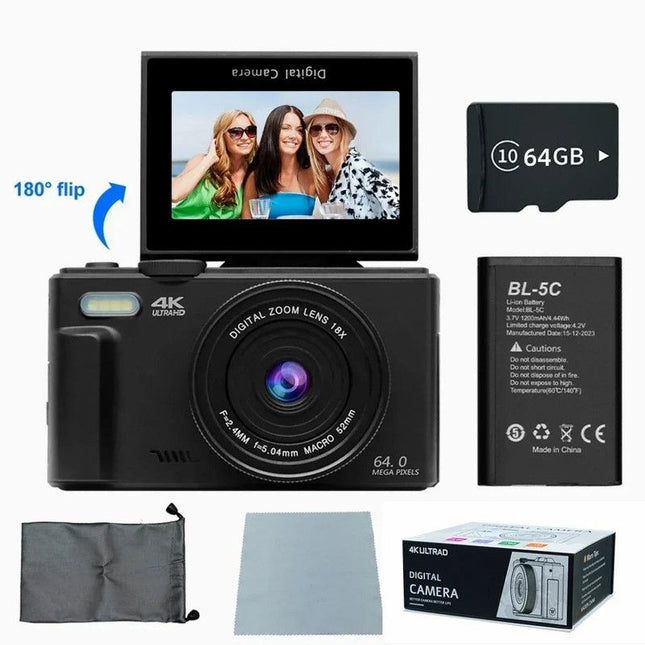 4K Digital Camera for Photography