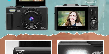 4K Digital Camera for Photography
