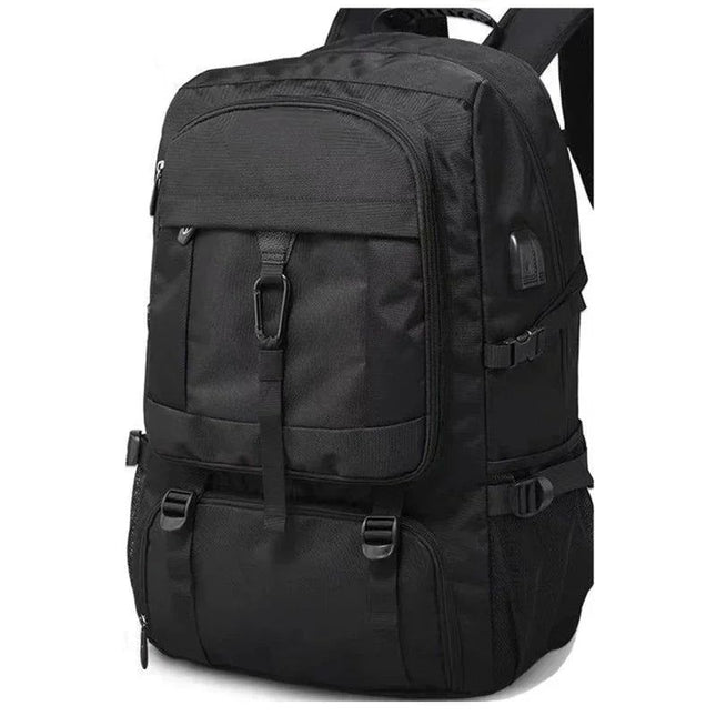 80L Mens Travel Backpack Waterproof  Black