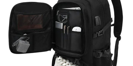 80L Mens Travel Backpack Waterproof  Black