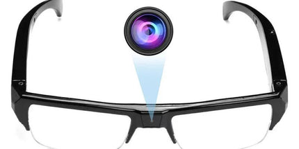 1080P HD Mini Camera Glasses Wearable DVR Video Recorder Black