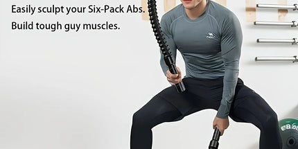 2PCS Arm Strength Training Bars Black
