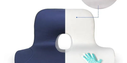 L-Shaped Memory Foam Seat Cushion Ergonomic Hip Lumbar Support