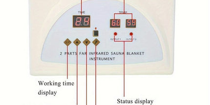Far Infrared Sauna Blanket For Slimming & Detox(White)