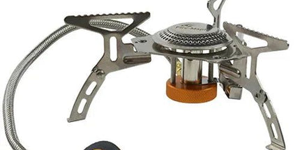 Portable Split Gas Stove Silver