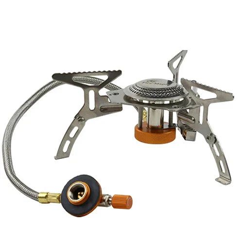 Portable Split Gas Stove Silver
