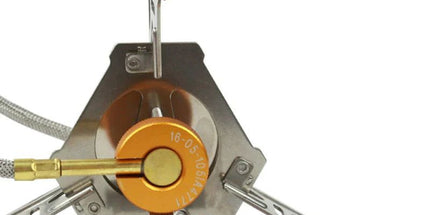 Portable Split Gas Stove Silver