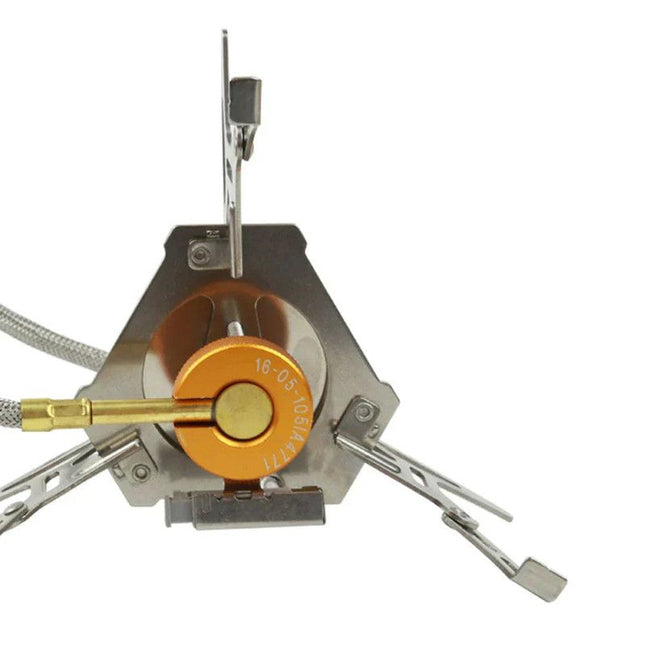 Portable Split Gas Stove Silver