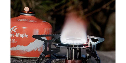 Portable Split Gas Stove Silver