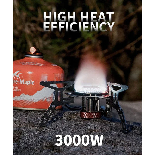 Portable Split Gas Stove Silver