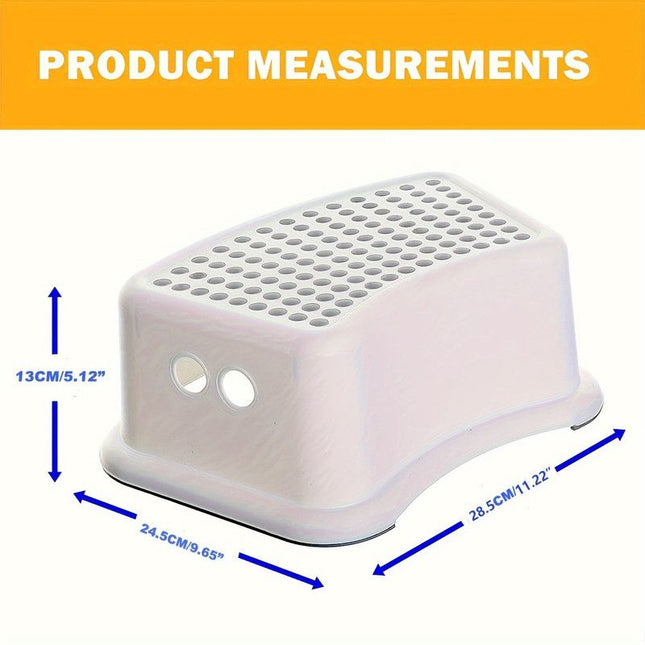 Kids Step Stool Anti-Slip Plastic for Bathroom Use