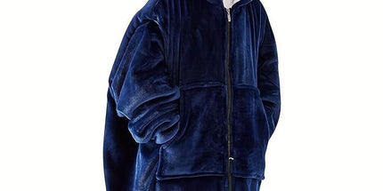 Wearable Zipper Blanket Super Soft Flannel Warmth