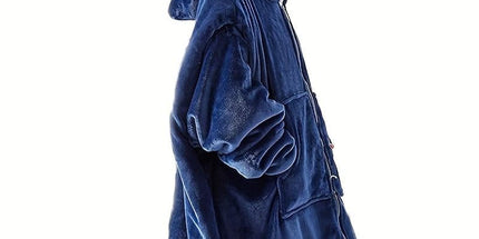 Wearable Zipper Blanket Super Soft Flannel Warmth