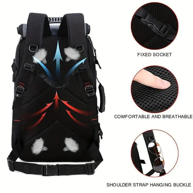 50L Hiking Backpack with Shoe Compartment