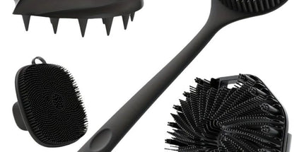 Silicone Bath Brush Set Gentle Exfoliating
