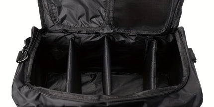 Nylon Duffel Bag with Shoe Compartment