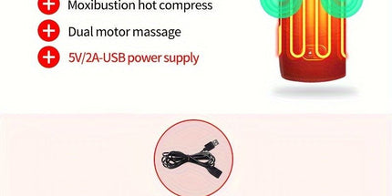 Heated Arm Massager Sleeve with USB Compression Therapy