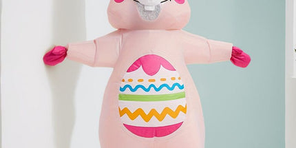 Oversized Inflatable Easter Bunny Costume USB/Battery Powered