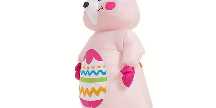 Oversized Inflatable Easter Bunny Costume USB/Battery Powered