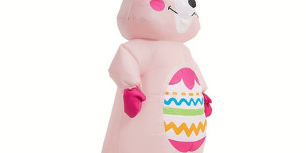 Oversized Inflatable Easter Bunny Costume USB/Battery Powered