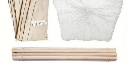 Linen Pet Teepee Bed
