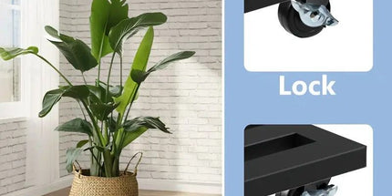 Lockable Wheel Plant Tray