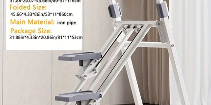 Foldable Stair Climber Home Fitness Machine