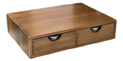 Wooden Storage Cabinet with Drawers Organizer