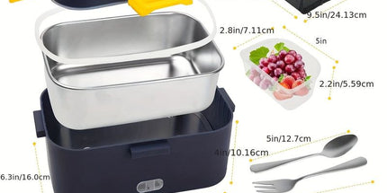 Electric Heated Lunch Box with Insulated Bag