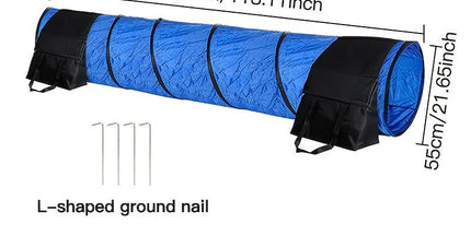 Foldable Dog Agility Training Tunnel
