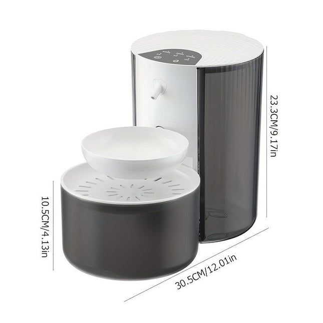 Smart Cat Water Fountain with 3L, USB & Battery