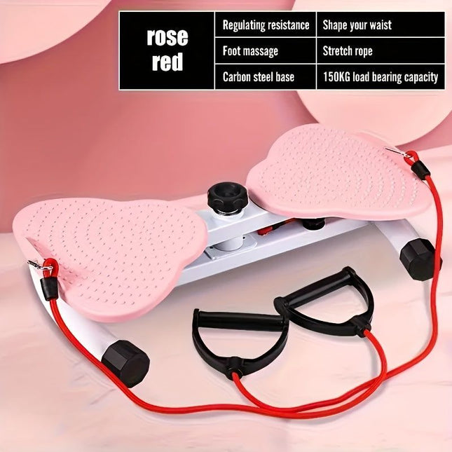 Heart Core Trainer Ab Rotator with Resistance Bands